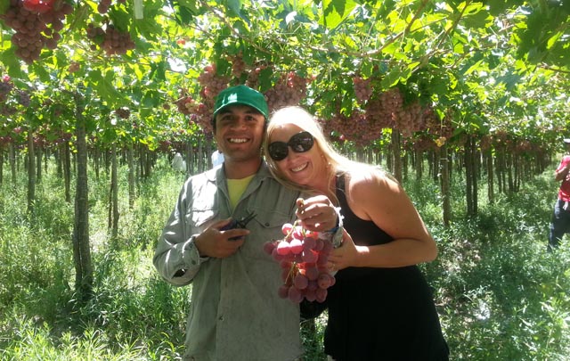 Celeste Benecchi es una de las enviadas especiales a San Juan. 