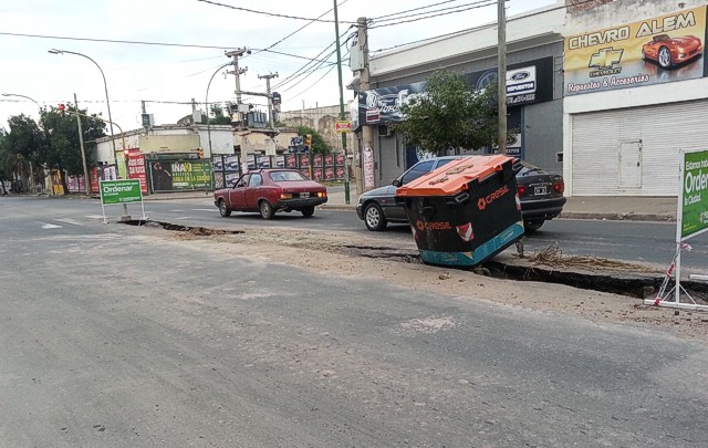 La zanja tiene poco más de 10 metros de largo.