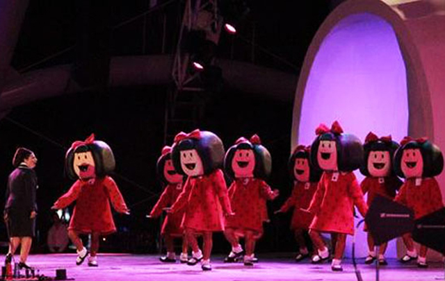 Mafalda, en el homenaje a las Mujeres Argentinas.