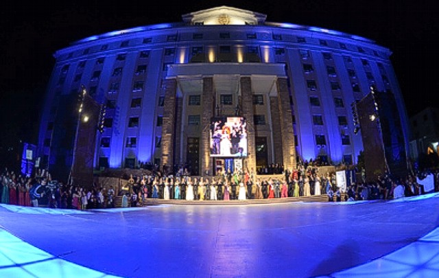 Todas las candidatas al cetro vendimial (Foto: Gobierno de Mendoza)
