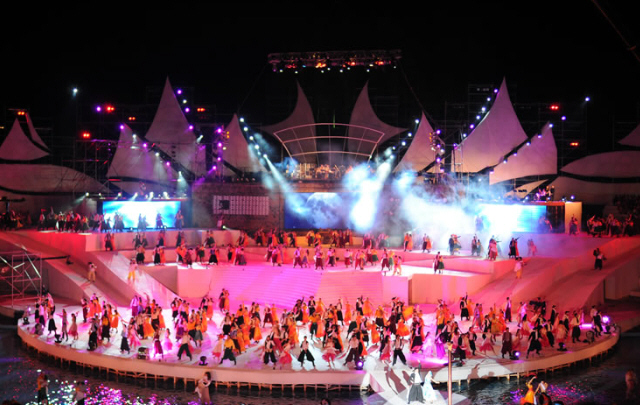 El Frank Romero Day se lució en el Acto Central.