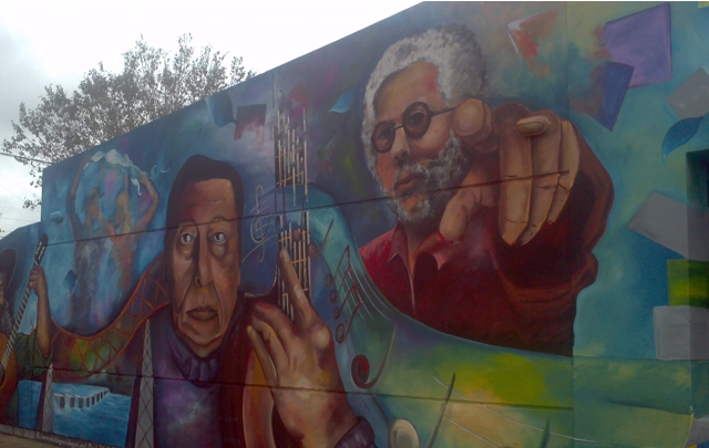 Atahualpa y Facundo Cabral, otra de las obras.