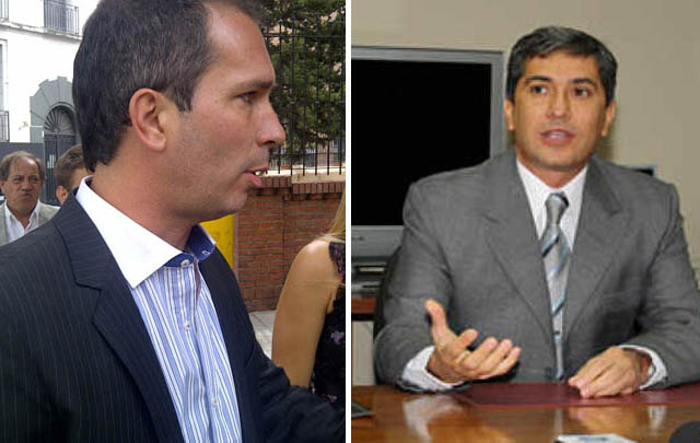 El viceintendente Cossar y el ministro Paredes protagonizaron una fuerte polémica.