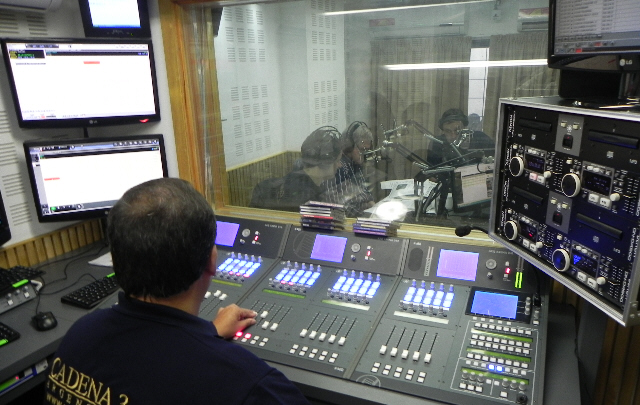 Los protagonistas de la cobertura del Rally en estudios.