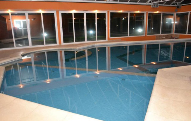 Así es la pileta de la casa en Río Gallegos ( Foto: @salinaslucia)