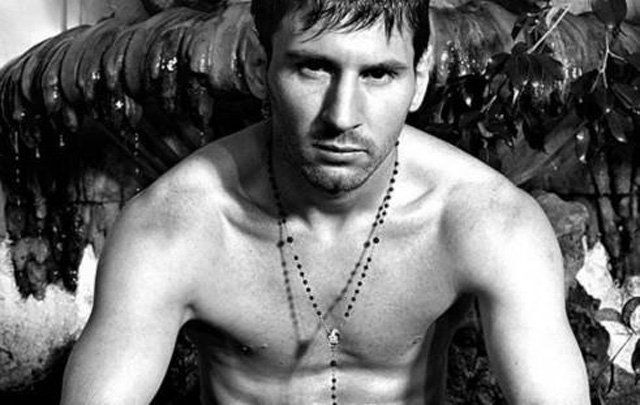 Messi sorprendió con una jugada producción de fotos.