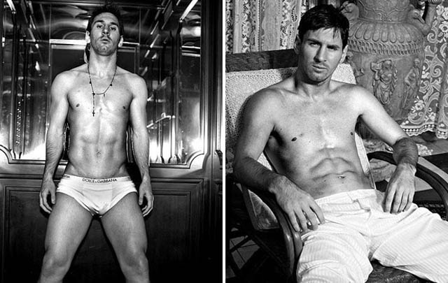 Messi sorprendió con una jugada producción de fotos.