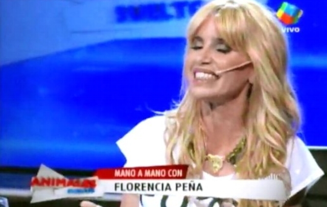 Florencia Peña en Animales Sueltos (Foto: Captura de TV)