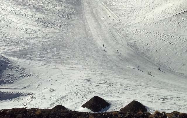 La imponente belleza de Los Penitentes congrega a miles de turistas. 