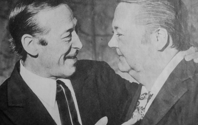 El ''Polaco'' Goyeneche junto a Aníbal Troilo