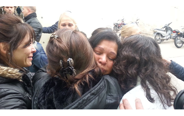 La enfermera valoró el apoyo de sus compañeros en el hospital. 