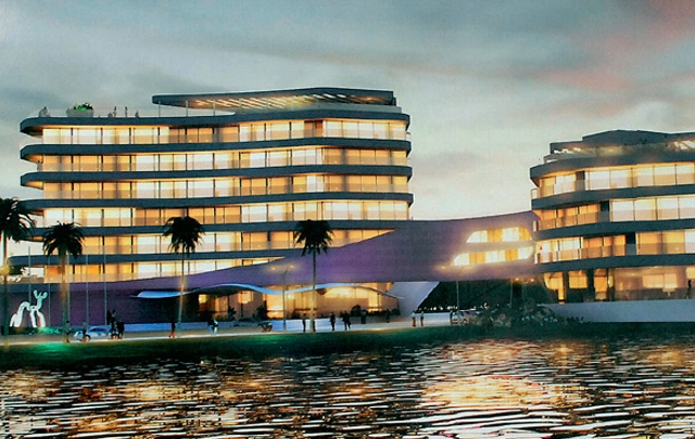 Así se verá el hotel de nivel internacional en el autódromo.