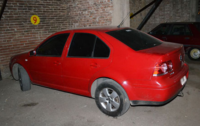 El auto estaba en una playa de barrio Müller.