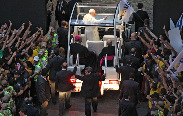 Miles de jóvenes de distintas partes del mundo se congregaron en Río.