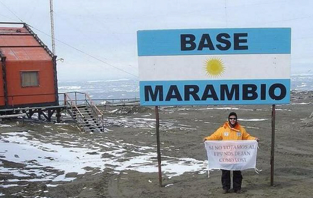 La fotografía trucada circuló por las redes sociales.