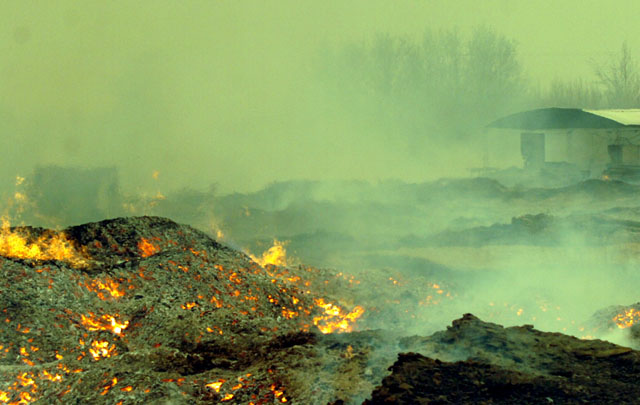 Incendio en las Sierras de Córdoba