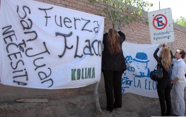 Los sanjuaninos dan su apoyo al gobernador Gioja.