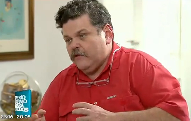 Alfredo Casero dialoga con Jorge Lanata.