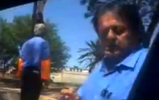 El intento de coima quedó registrado en un celular. 