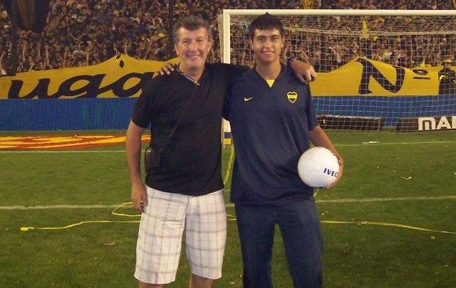 Mariscotti cubría la campaña de Boca como periodista de radio AM 810.