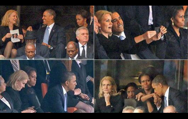 El flirteo de Barack Obama con la primera ministra danesa.