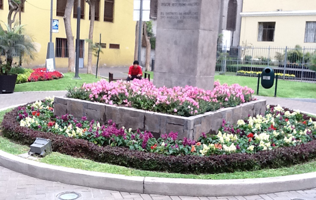 Los jardines de Lima, una de las perlas de Perú. 