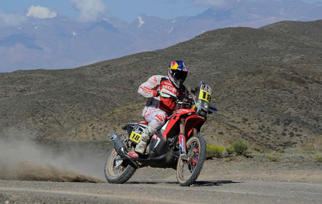 FOTO: Orly Terranova en la tercera etapa del Dakar 2014