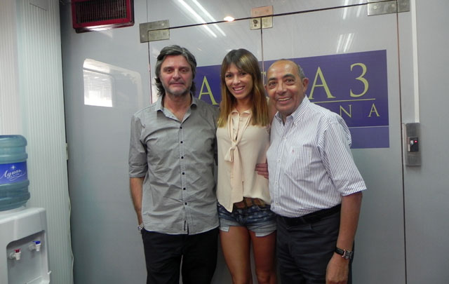 Sergio Zuliani, Coki Ramírez y Mario Pereyra en Juntos.