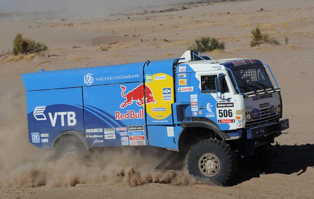 FOTO: Sobnikob en la quinta etapa del Dakar 2014