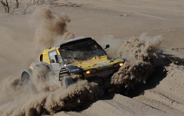 FOTO: Malatesta en la quinta etapa del Dakar 2014