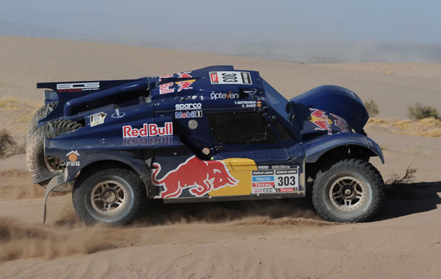 FOTO: Villagra en la quinta etapa del Dakar 2014