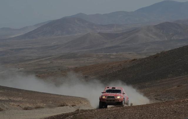 Chavigny en la octava etepa del Dakar 2014 