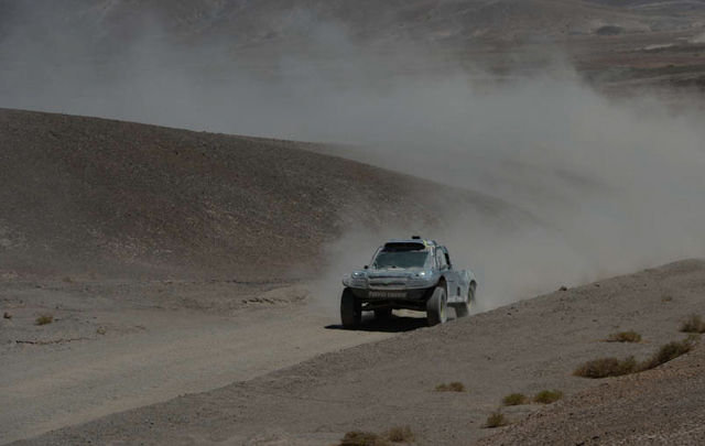 Chicherit en la octava etepa del Dakar 2014 