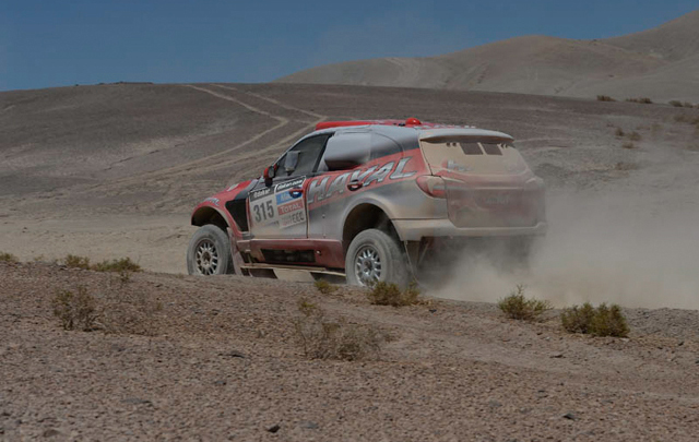Lavieille en la octava etepa del Dakar 2014 