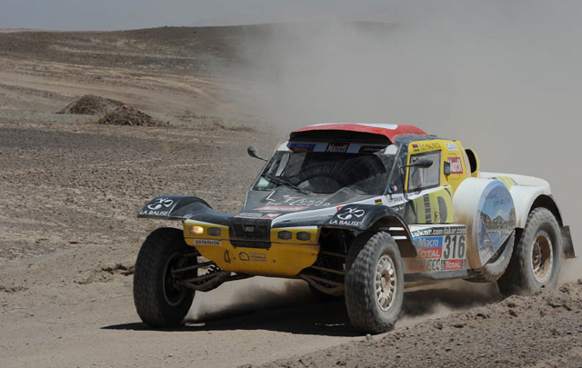 Thomasse en la octava etepa del Dakar 2014 