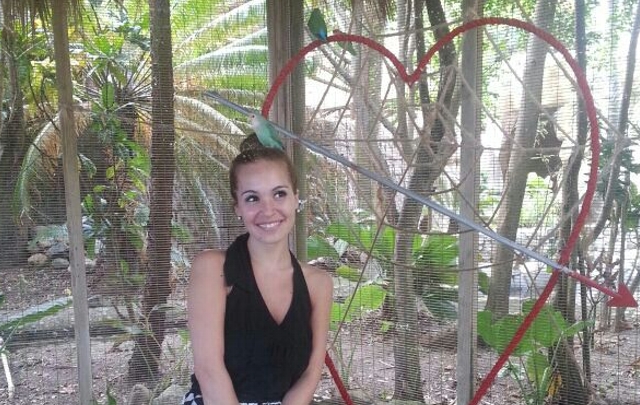Agustina Vivanco en Puerto Plata, República Dominicana.