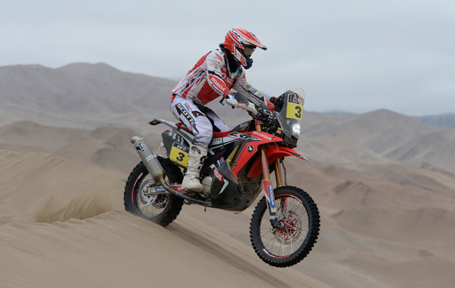 Barreda Bort en la décima etapa del Dakar 2014