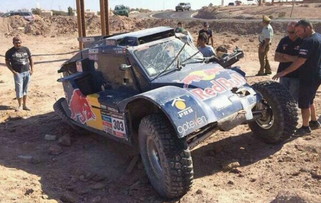 Así quedó el auto del piloto español (Foto: @RosalesRacing). 