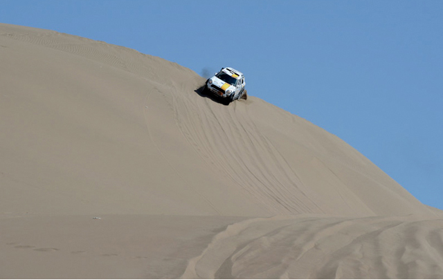 Kaczmarski en la décima etapa del Dakar 2014