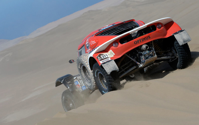 Lachaume en la décima etapa del Dakar 2014