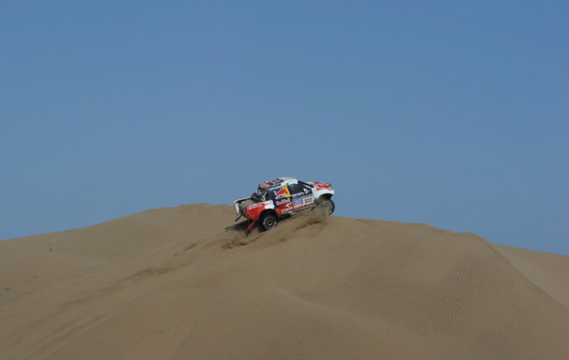 Malysz en la décima etapa del Dakar 2014