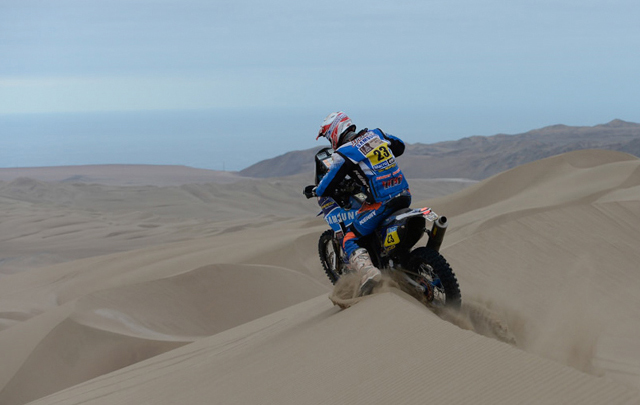 Pedrero García en la décima etapa del Dakar 2014