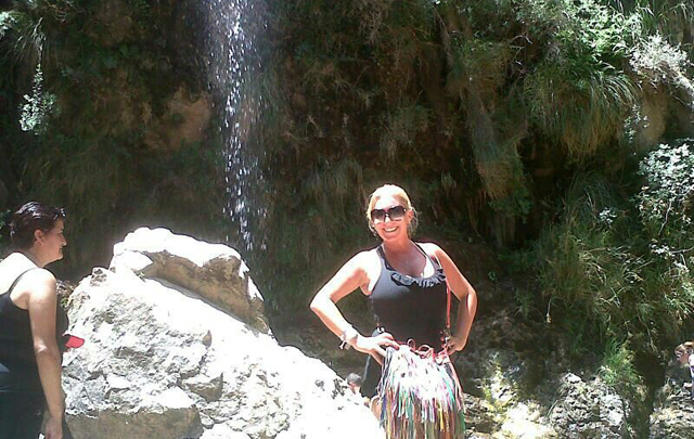 Celeste Benecchi en Villa Larca, San Luis.