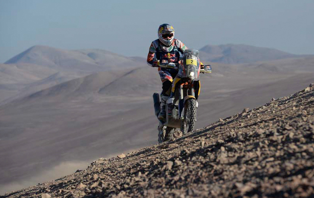 FOTO: Croquelois en la undécima etapa del Dakar 2014