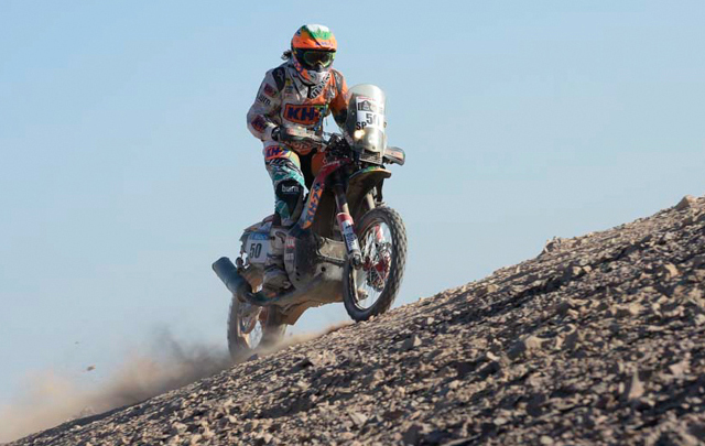 FOTO: Shibalov en la undécima etapa del Dakar 2014