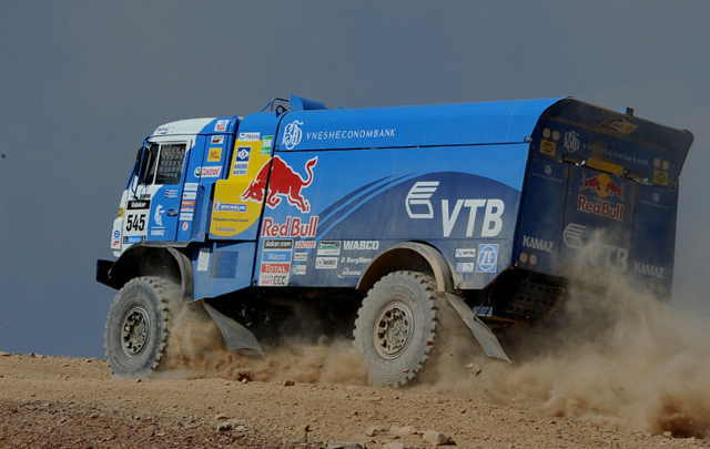 FOTO: Sotnikov en la undécima etapa del Dakar 2014