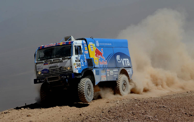 FOTO: Soultrait en la undécima etapa del Dakar 2014 