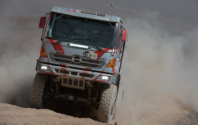 FOTO: Van Den Brinck en la undécima etapa del Dakar 2014