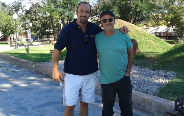 Juan Pablo Viola y Germán Dafunccio en Nono.