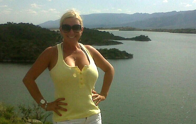 Celeste Benecchi en San Francisco del Monte de Oro, San Luis.